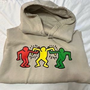 keith haring: hoodie